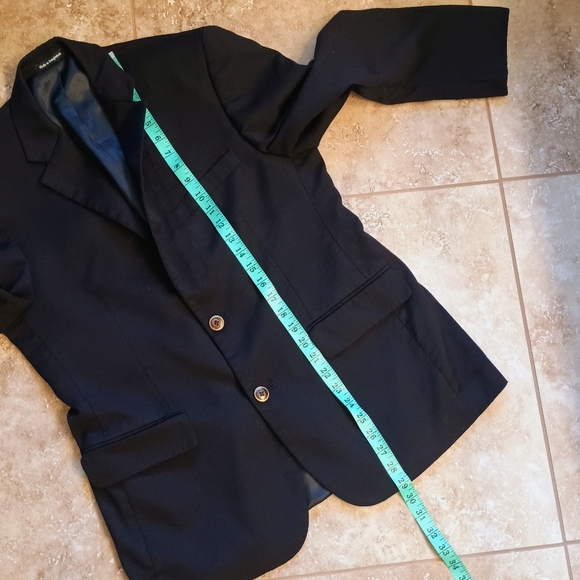 Men's Joseph & Feiss Navy Blue Blazer - Size 38 Short Classic Fit - 100% Wool - Picture 8 of 12